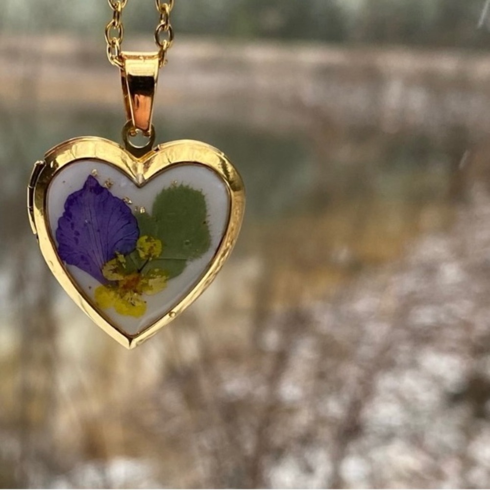 Pressed Flower Locket